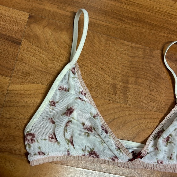 Vintage Abercrombie & Fitch Mesh Sleep Bralette - Picture 2 of 6